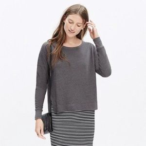 Madewell Casual Cozy Gray Sweatshirt Small